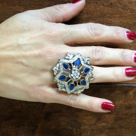 Beautiful Cocktail Ring- Adjustable - Picture 2 of 5